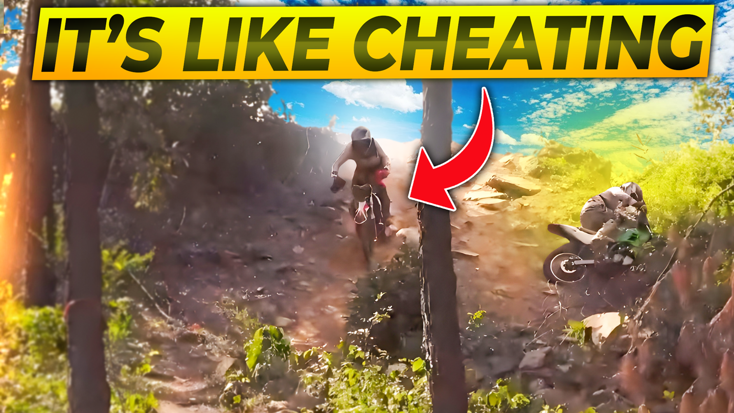 how do you ride down steep slippery hills?