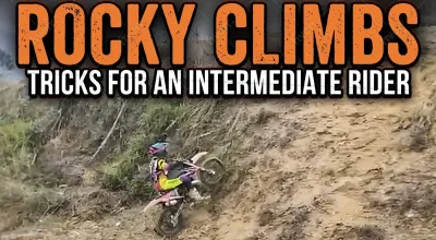 How to ride rocky hill climbs